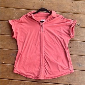Barco Uniforms Women's Coral Zip-Up Shirt